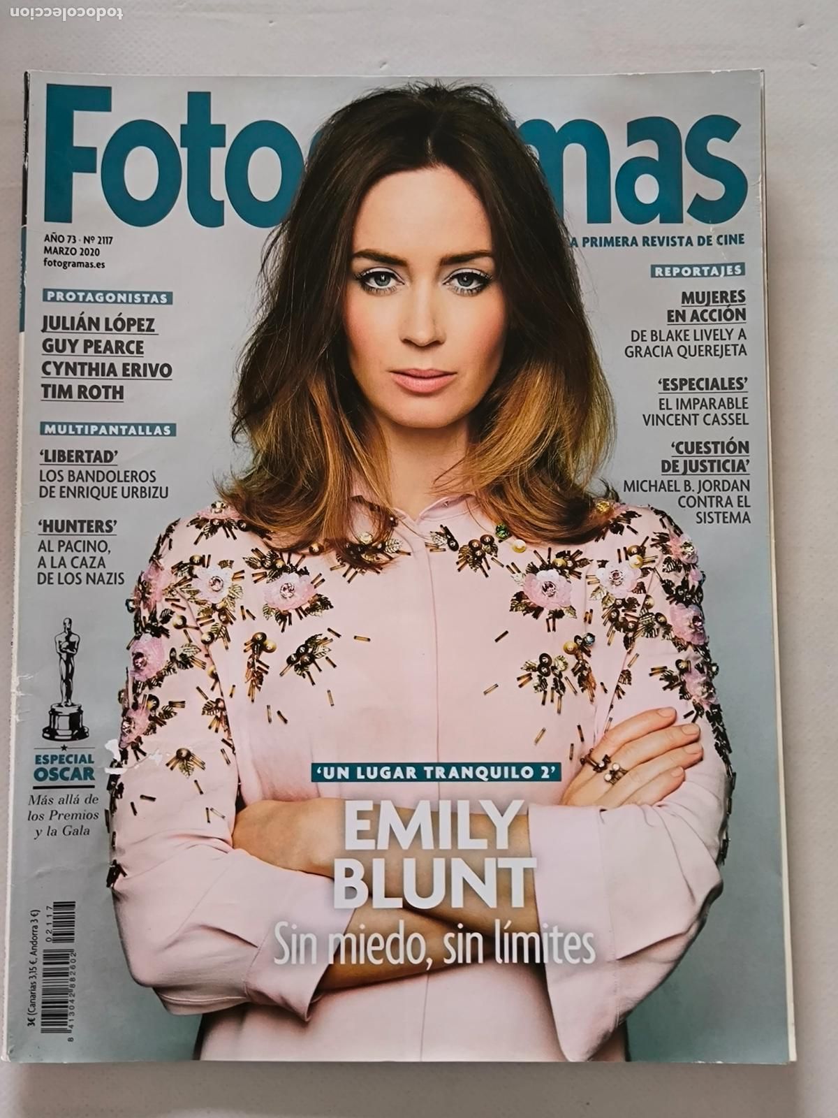 Cine: FOTOGRAMAS N&ordm; 2117 - A&Ntilde;O 73 - MARZO 2020 - EMILY BLUNT - LEER DESCRIPCION (247)