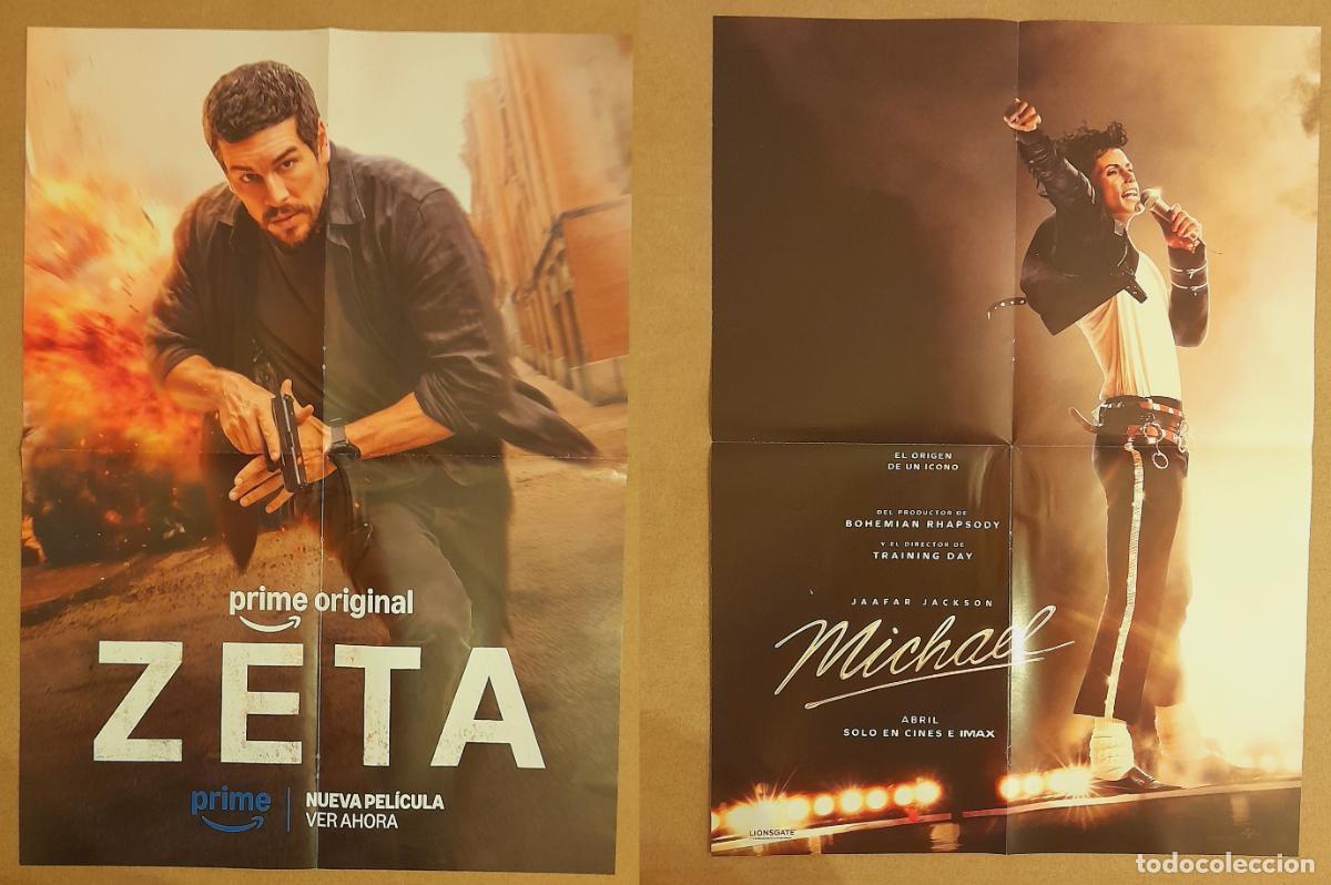 Cine: POSTER REVERSIBLE ZETA (2026 PRIME ORIGINAL) MARIO CASAS - MICHAEL (LA PELICULA 2026) Jaafar Jackson