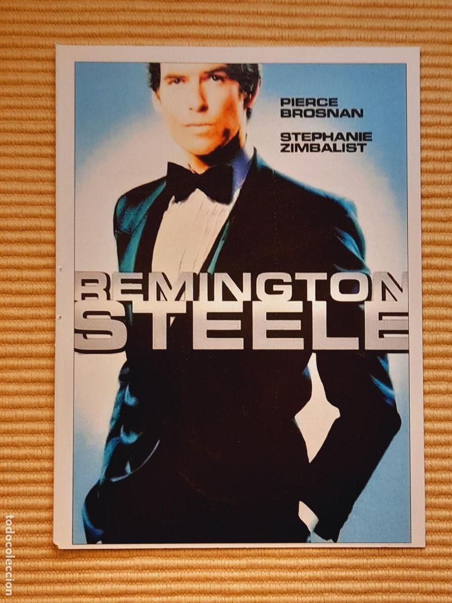Cine: FICHA SERIE TV. REMINGTON STEELE (1982) Pierce Brosnan, Stephanie Zimbalist