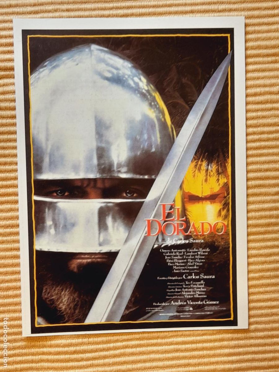 Cine: FICHA CINE HISTORIA. EL DORADO (1988 CARLOS SAURA)