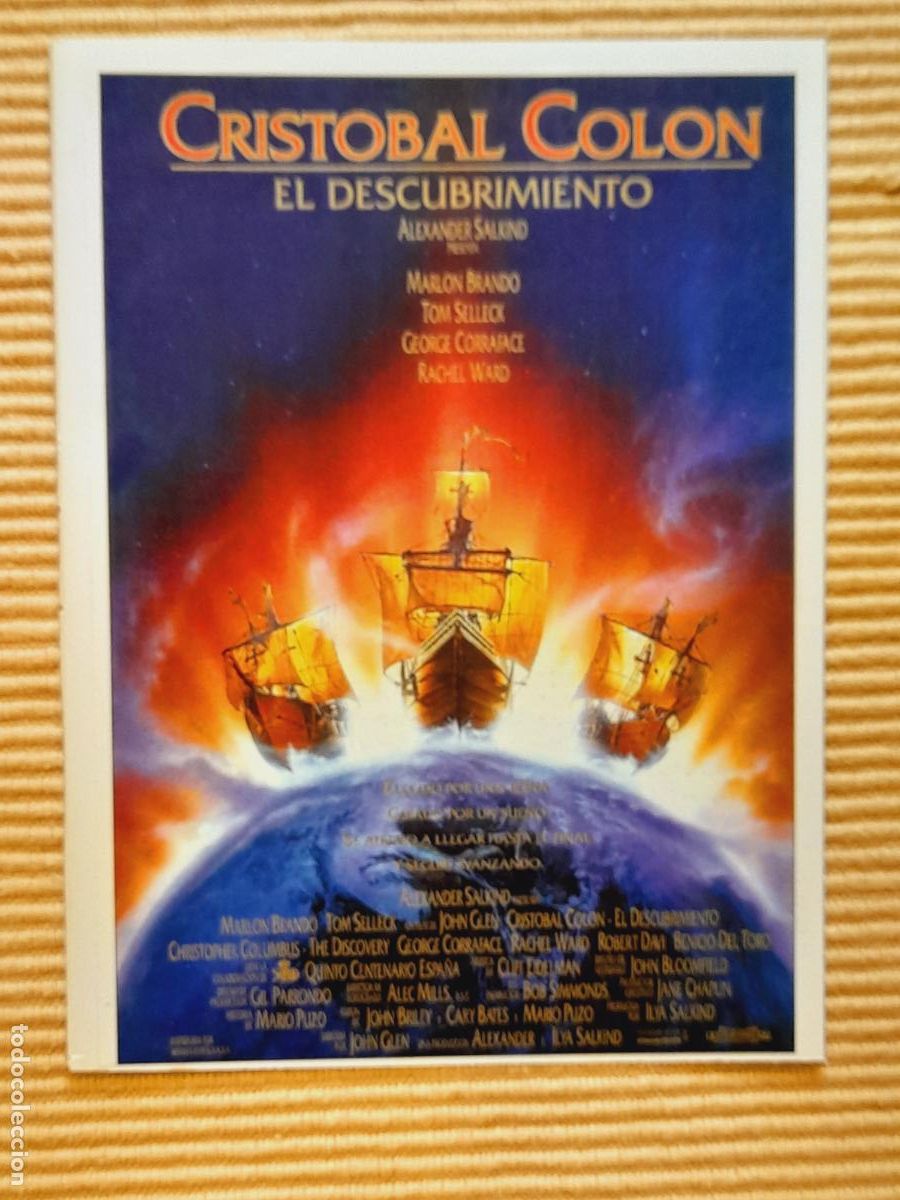Cine: FICHA CINE HISTORIA. CRISTOBAL COLON: EL DESCUBRIMIENTO (1992 John Glen)
