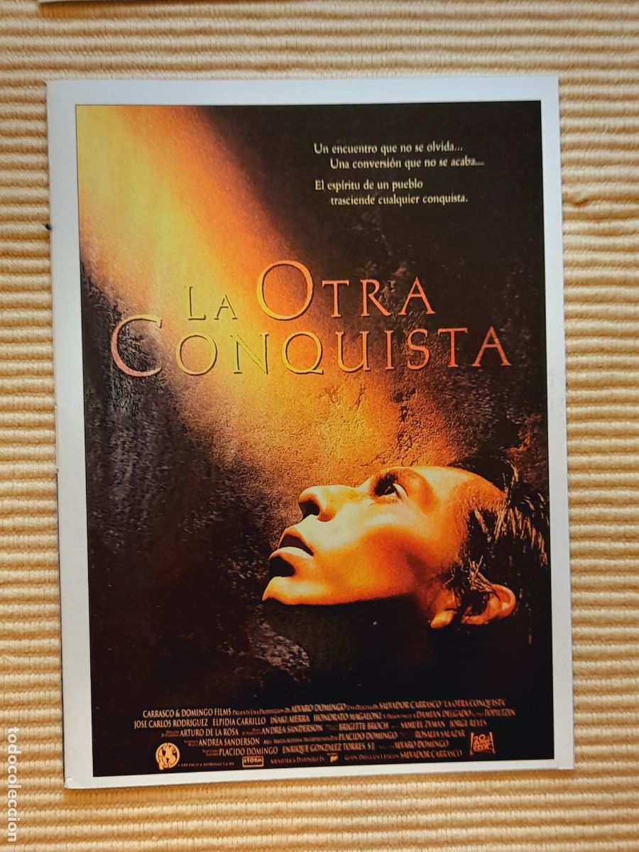 Cine: FICHA CINE HISTORIA. LA OTRA CONQUISTA (1998 SALVADOR CARRASCO) Dami&aacute;n Delgado
