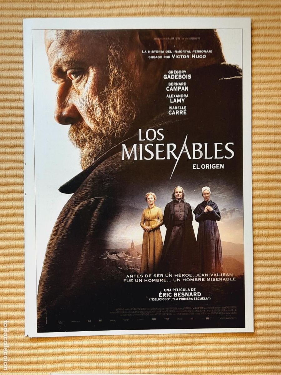 Cine: FICHA CINE. LOS MISERABLES. EL ORIGEN (2025) Gr&eacute;gory Gadebois, Bernard Campan, Alexandra Lamy