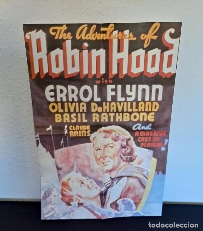 Cine: REPRODUCCI&Oacute;N ORIGINAL DEL CARTEL DE LA PEL&Iacute;CULA &uml;ROBIN HOOD&uml; EDICI&Oacute;N LIMITADA N&ordm; 02823