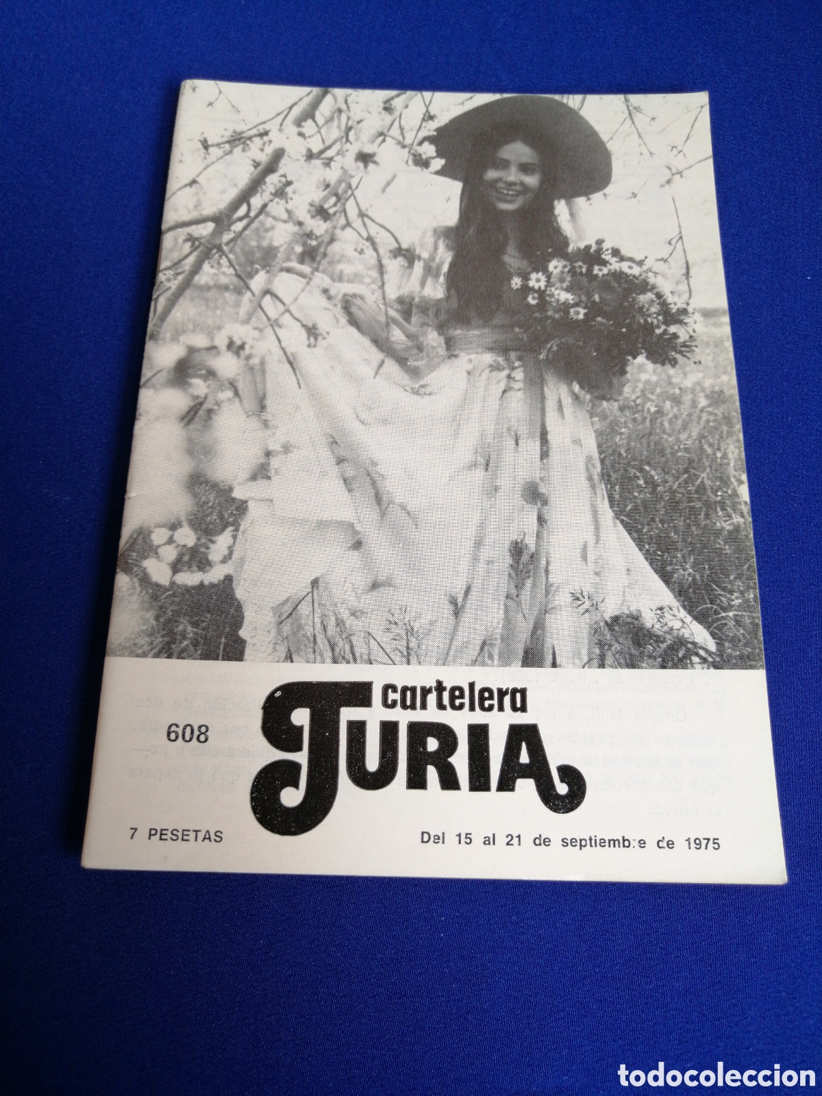 Cine: CARTELERA TURIA N&Uacute;MERO 608 A&Ntilde;O 1975 - PORTADA ORNELLA MUTI