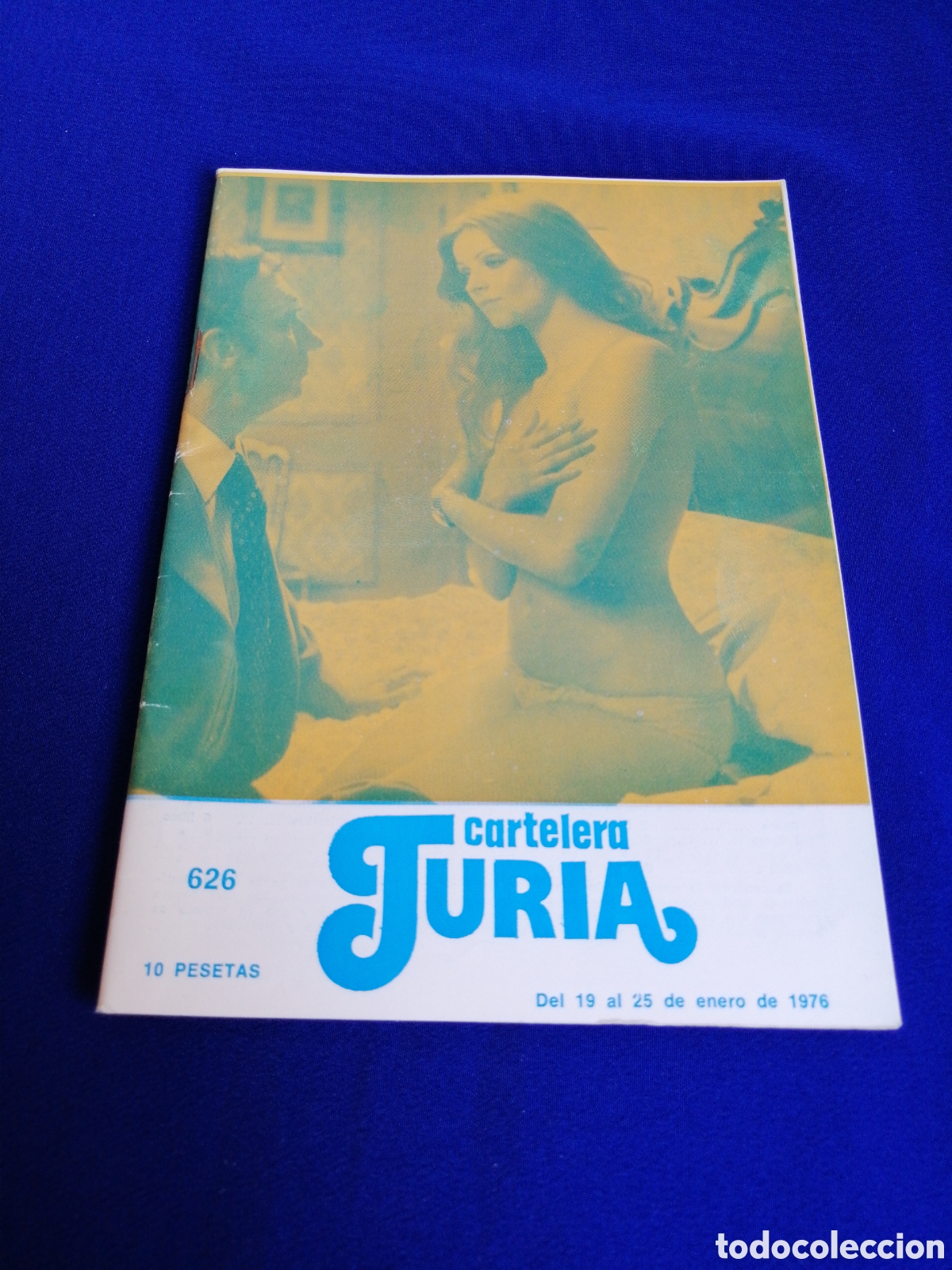 Cine: CARTELERA TURIA N&Uacute;MERO 626 A&Ntilde;O 1976 -PORTADA AMPARO MU&Ntilde;OZ
