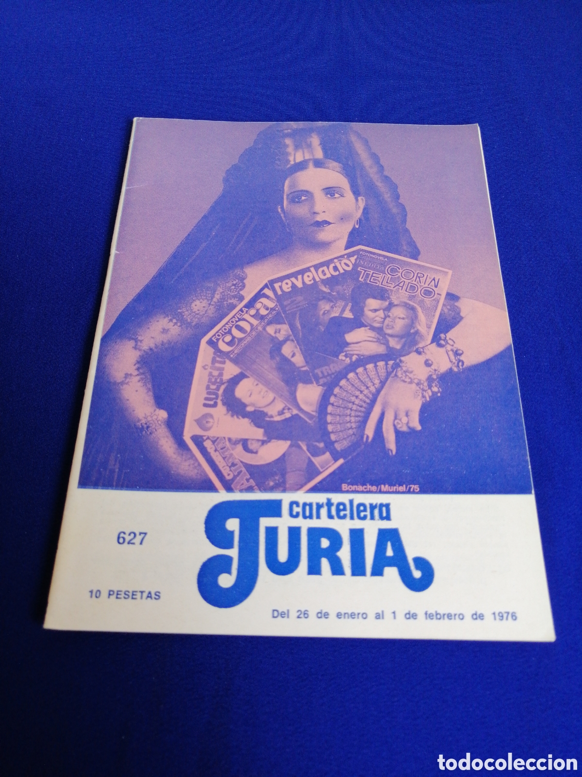 Cine: CARTELERA TURIA N&Uacute;MERO 627 A&Ntilde;O 1976 -PORTADA LA IMAGEN DE LA LITERATURA FEMENINA - MARISOL