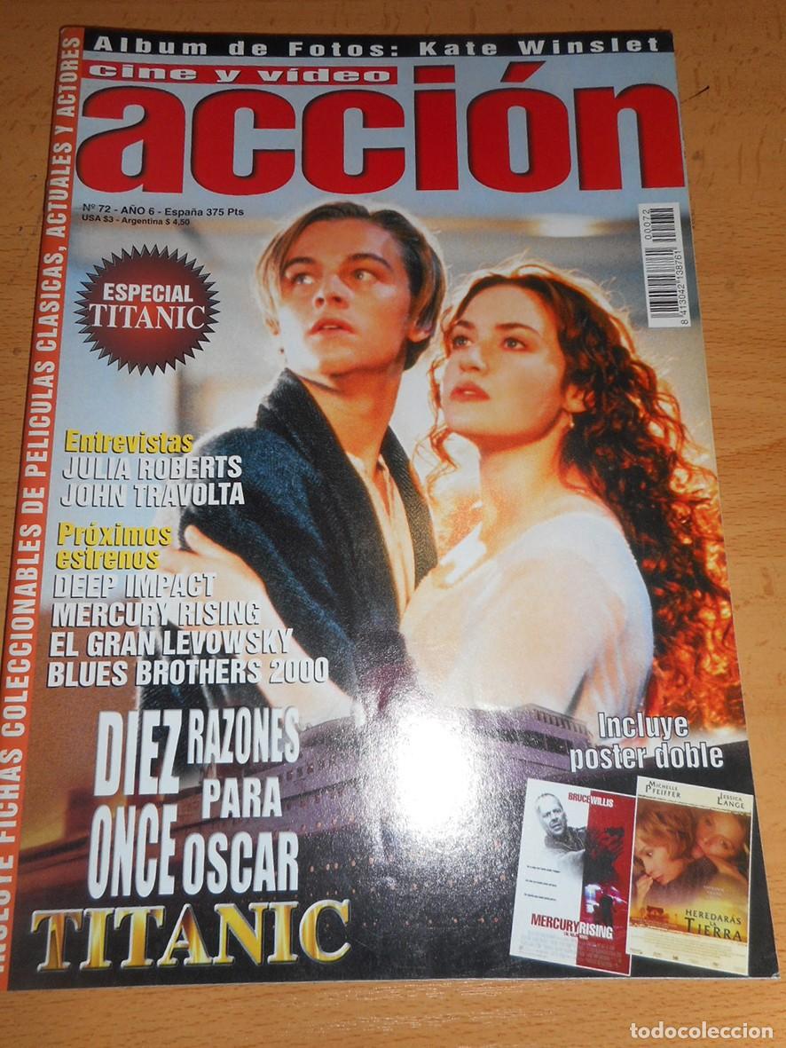 Cine: ACCI&Oacute;N N&ordm;72 -ESPECIAL TITANIC- (JULIO 1998) -INCLUYE P&Oacute;STERS-