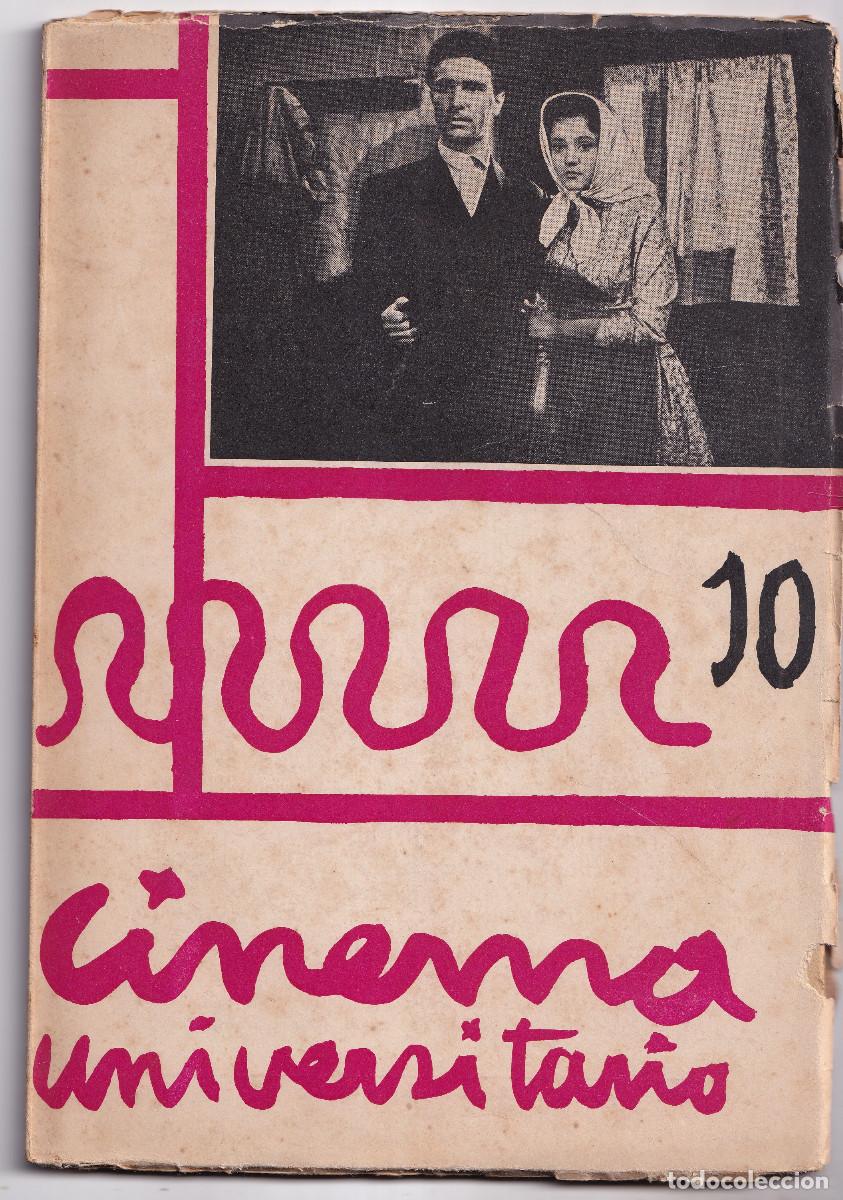 Cine: CINEMA UNIVERSITARIO. N&ordm; 10. NOVIEMBRE 1959. REVISTA DEL CINE CLUB DEL S.E.U. DE SALAMANCA