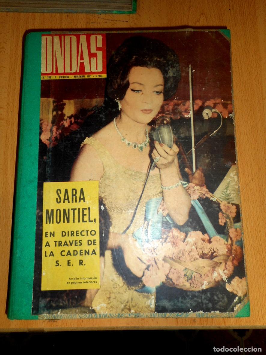 Cine: REVISTA ONDAS ENCUADERNADO (1962) -N&Uacute;MEROS 230 A 241-