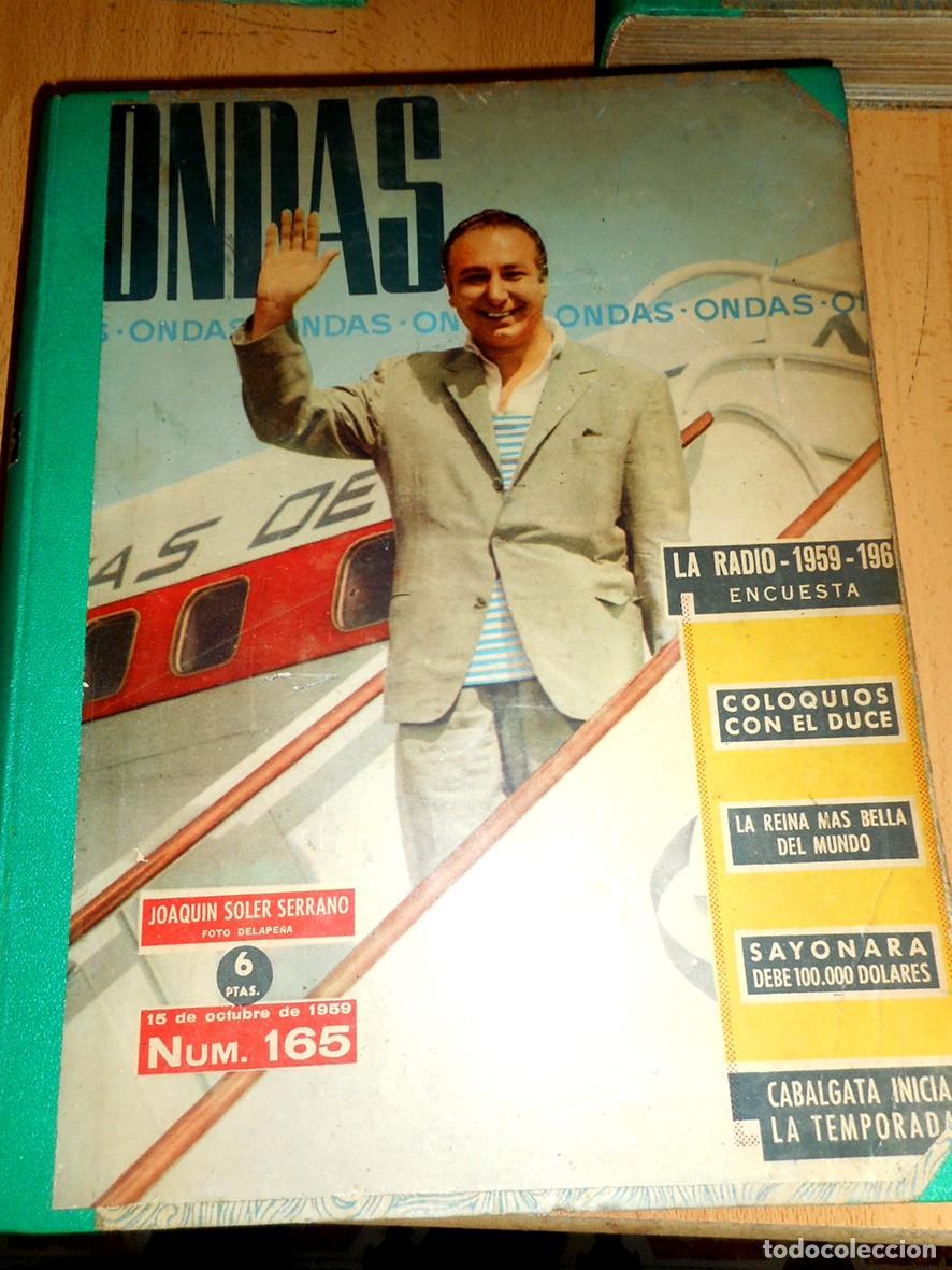 Cine: REVISTA ONDAS ENCUADERNADO (1959) -N&Uacute;MEROS 150 A 165 Y 167-