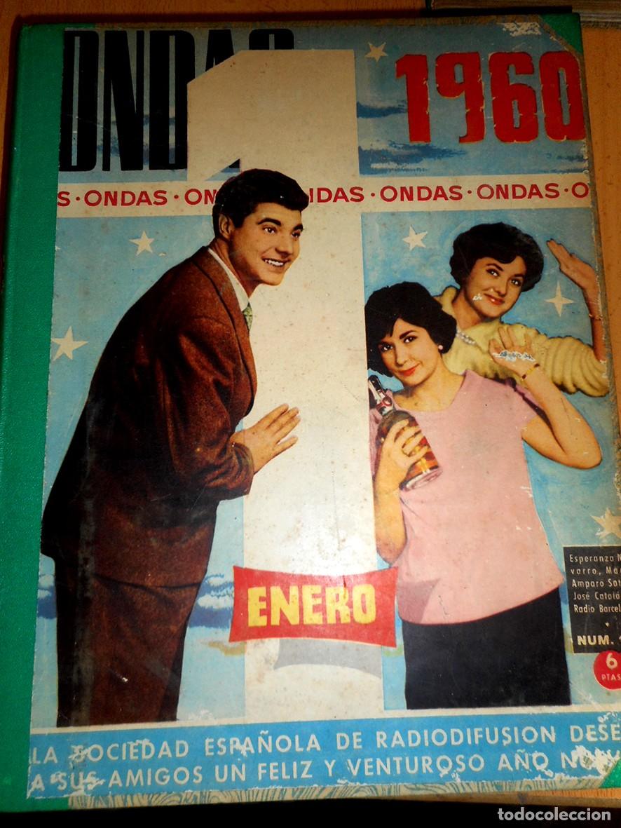 Cine: REVISTA ONDAS ENCUADERNADO (1959-1960) -N&Uacute;MEROS 168 A 182 Y 184-185-