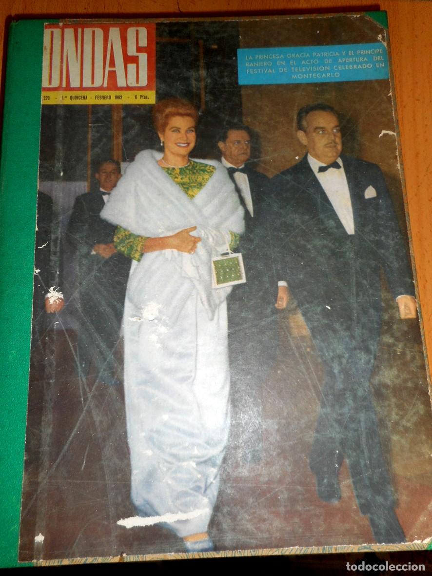 Cine: REVISTA ONDAS ENCUADERNADO (1962) -N&Uacute;MEROS 218 A 229-