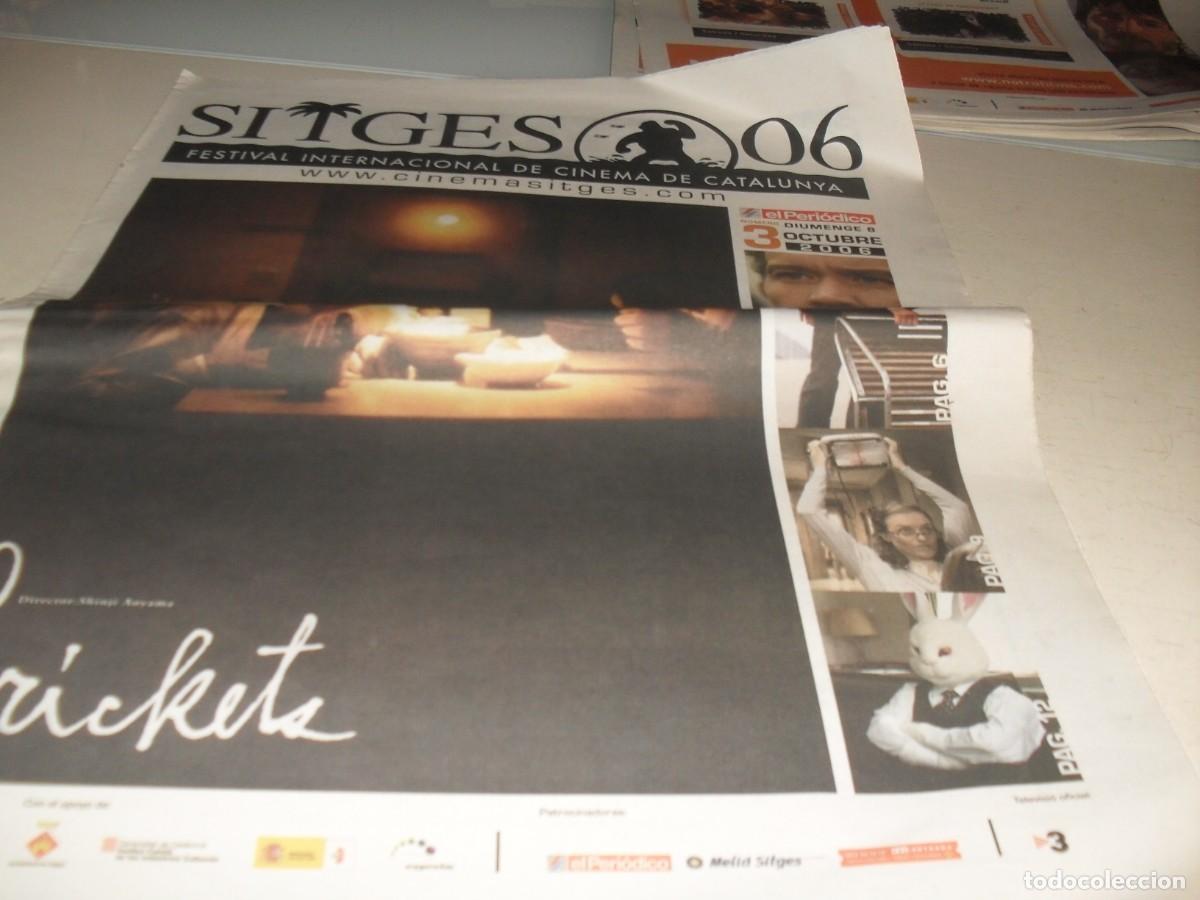 Cine: DIARIO DEL FESTIVAL INTERNACIONAL DE SITGES N&ordm; 3,CON CRICKET EN PORTADA,8 DE OCTUBRE 2006.