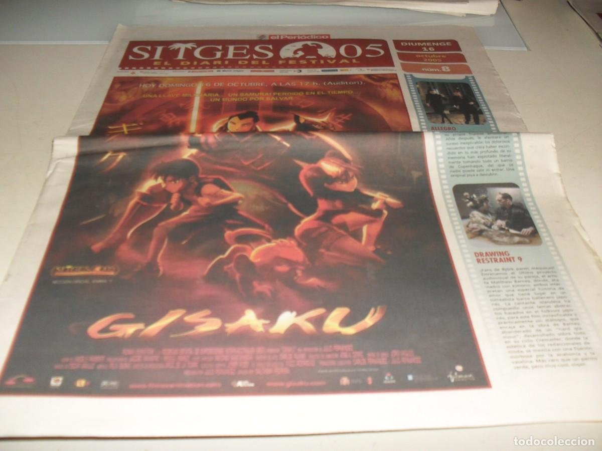 Cine: DIARIO DEL FESTIVAL DE SITGES N&ordm; 8,CON GISAKU EN PORTADA,16 DE OCTUBRE 2005