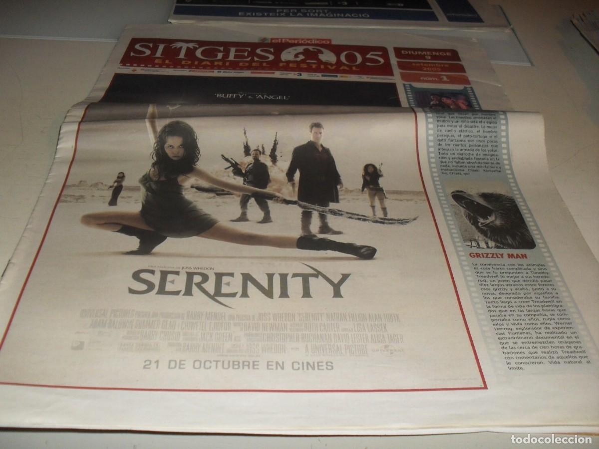 Cine: DIARIO DEL FESTIVAL DE SITGES N&ordm; 1,CON SERENITY EN PORTADA,9 DE OCTUBRE 2005
