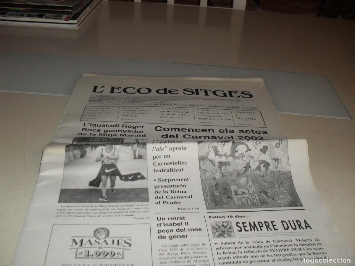 Cine: DIARIO L'ECO DE SITGES N&ordm; 5688,SITGES,19 DE ENERO DEL 2002