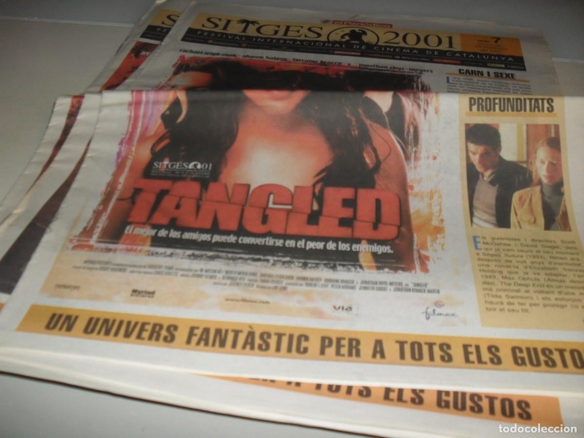 Cine: DIARIO FESTIVAL DE SITGES 2001,N&ordm; 7.CON TANGLED EN PORTADA.10/10/2001