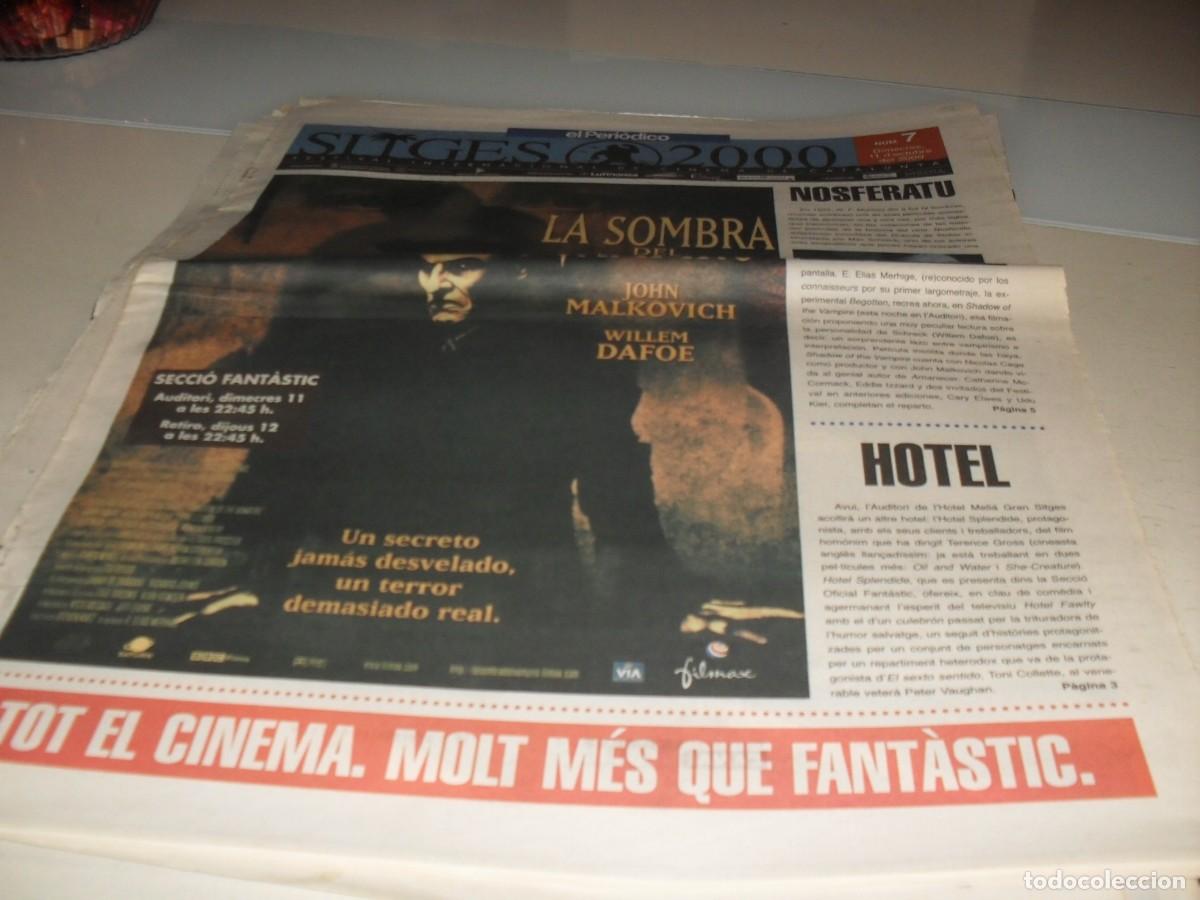 Cine: DIARIO FESTIVAL DE SITGES 2000,N&ordm; 7.CON LA SOMBRA DEL VAMPIRO EN PORTADA.11/10/2000