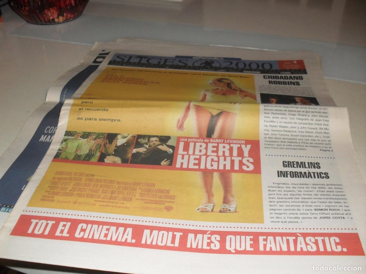 Cine: DIARIO FESTIVAL DE SITGES 2000,N&ordm; 4.CON LIBERTY HEIGHTS EN PORTADA.8/10/2000