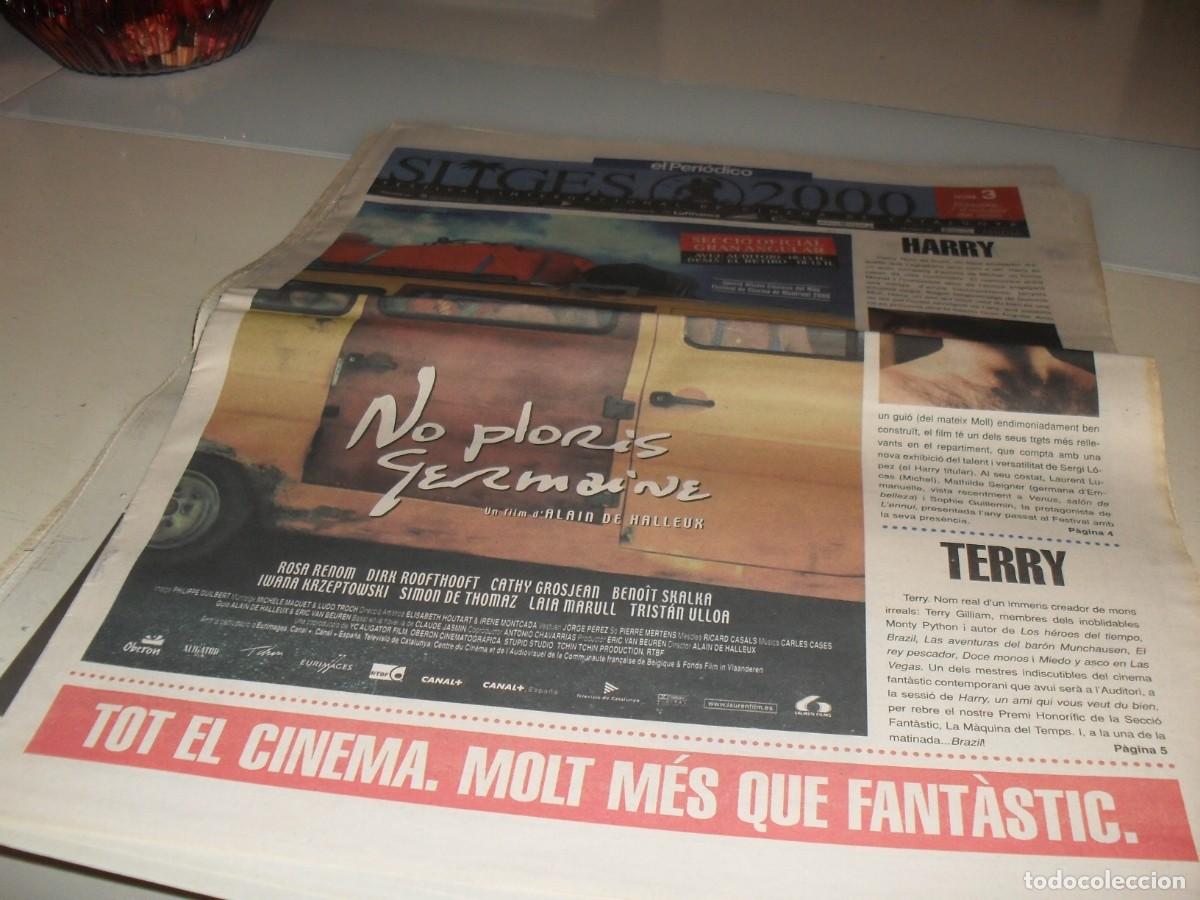 Cine: DIARIO FESTIVAL DE SITGES 2000,N&ordm; 3.CON NO PLORIS GERMAINE EN PORTADA.7/10/2000