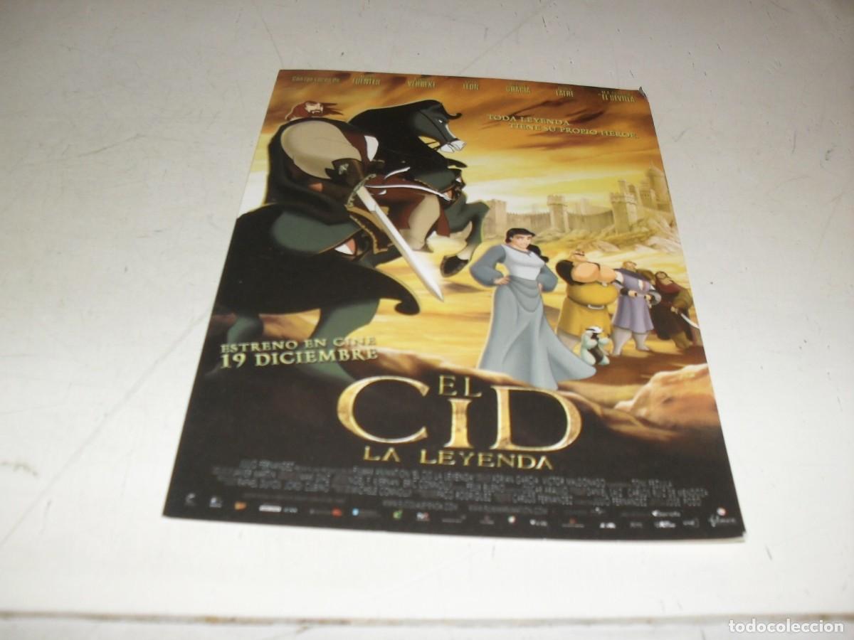 Cine: CARTEL,EN FORMATO POSTAL,DE LA PELICULA EL CID,LA LEYENDA,SITGES 2005