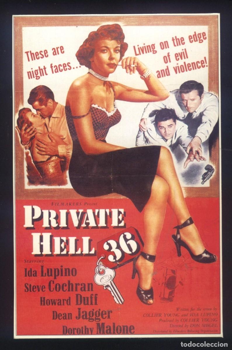 Cine: Q-11905- Private Hell 36 (Infierno 36) (FICHA T&Eacute;CNICA) Ida Lupino - Steve Cochran - Howard Duff