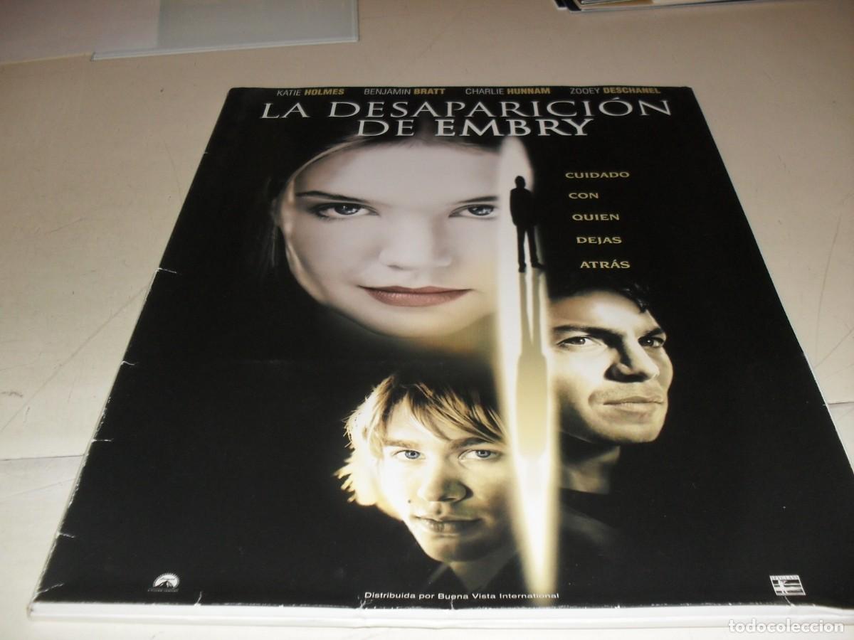 Cine: CARPETA CARTEL+FOLLETO 20 PAGINAS PUBLICITARIO LA DESAPARICION DE EMBRY,SITGES 2005