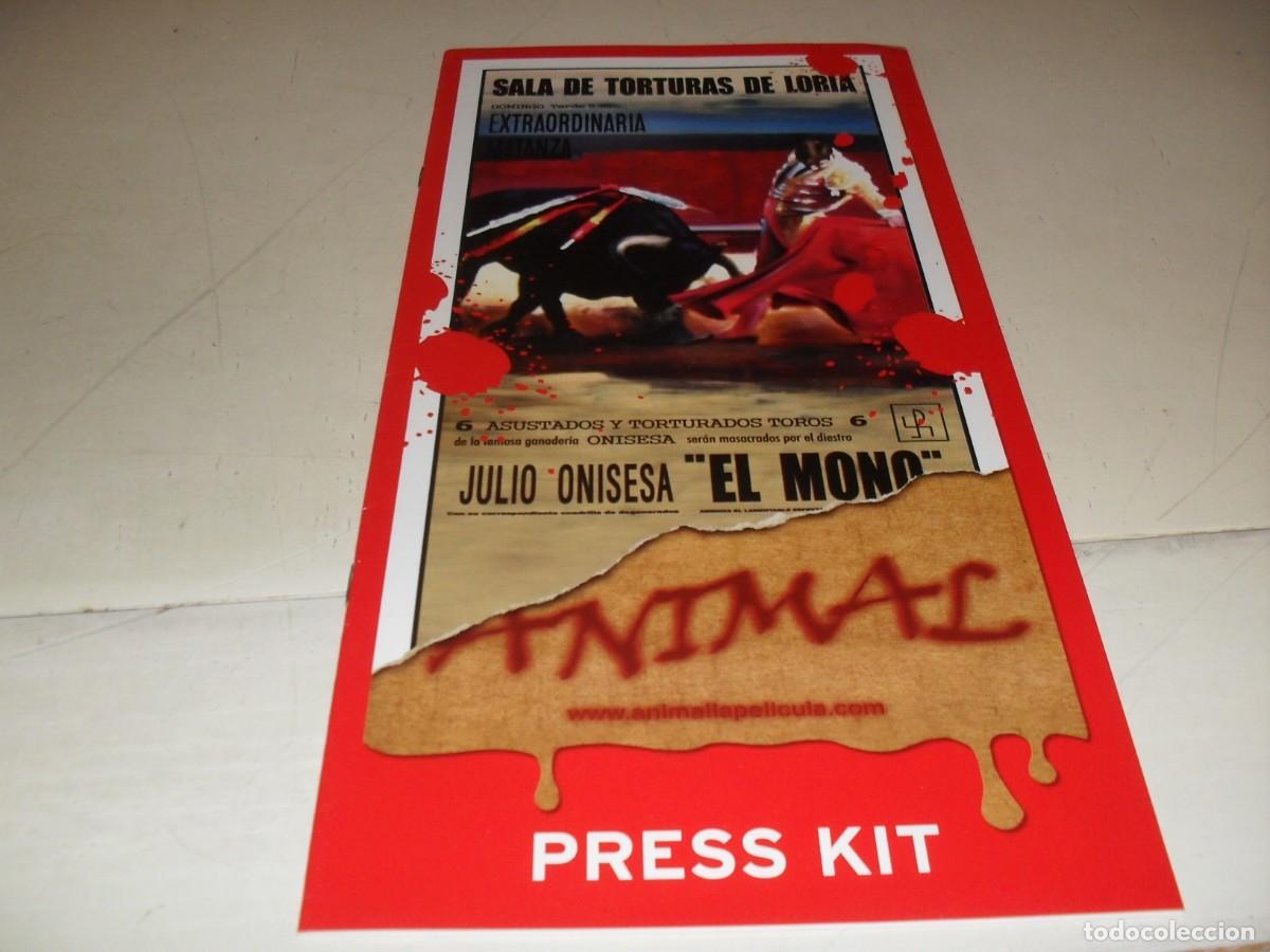 Cine: PRESS-KIT PELICULA ANIMAL,DE ANGEL MORA,24 PAGINAS,SITGES 2005