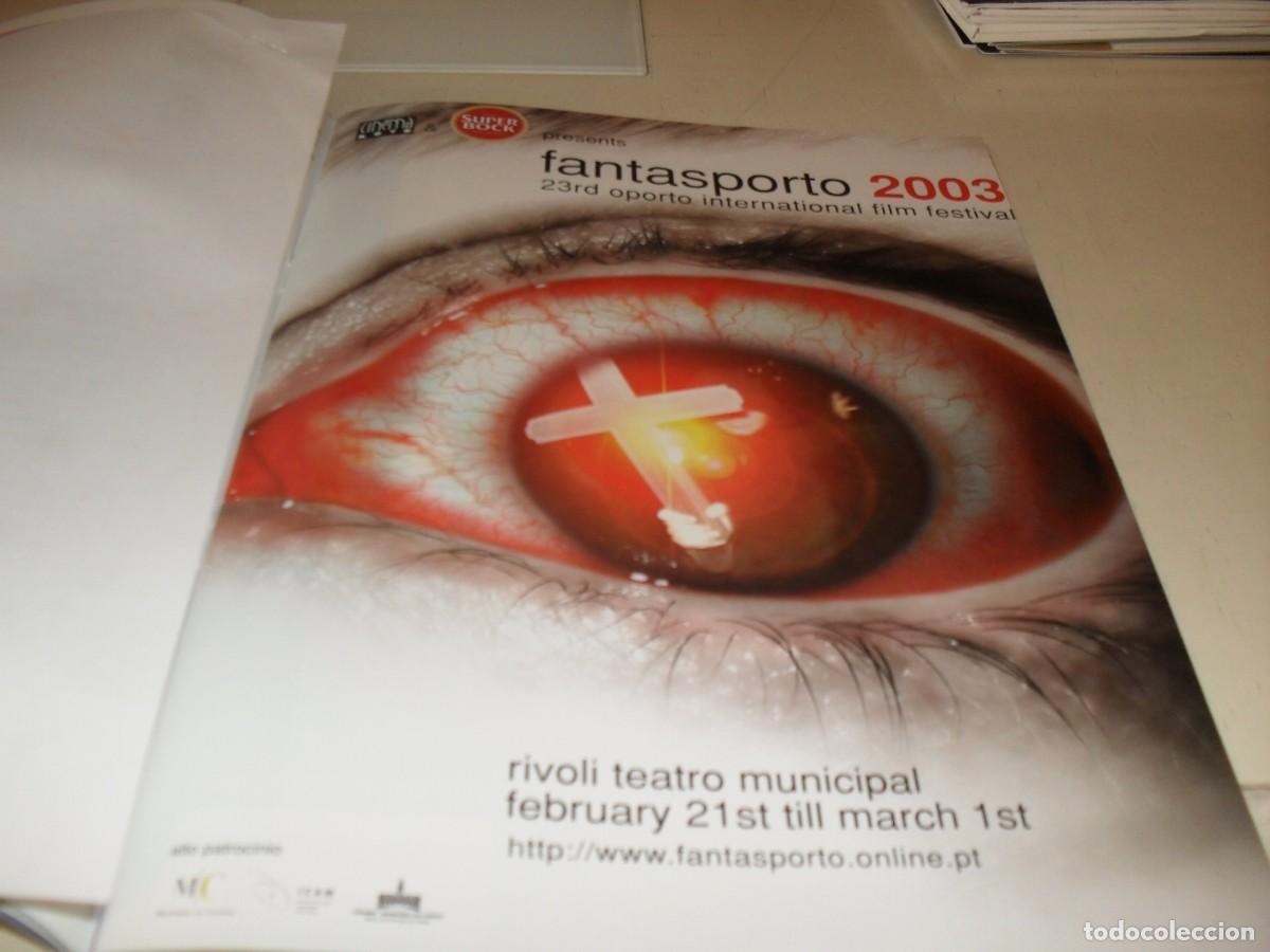 Cine: BELLA LAMINA,EN PAPEL COUCHE,CARTEL FANTASPORTO 2003,DETRAS,13&ordm; MEGA FILM FESTIVAL,