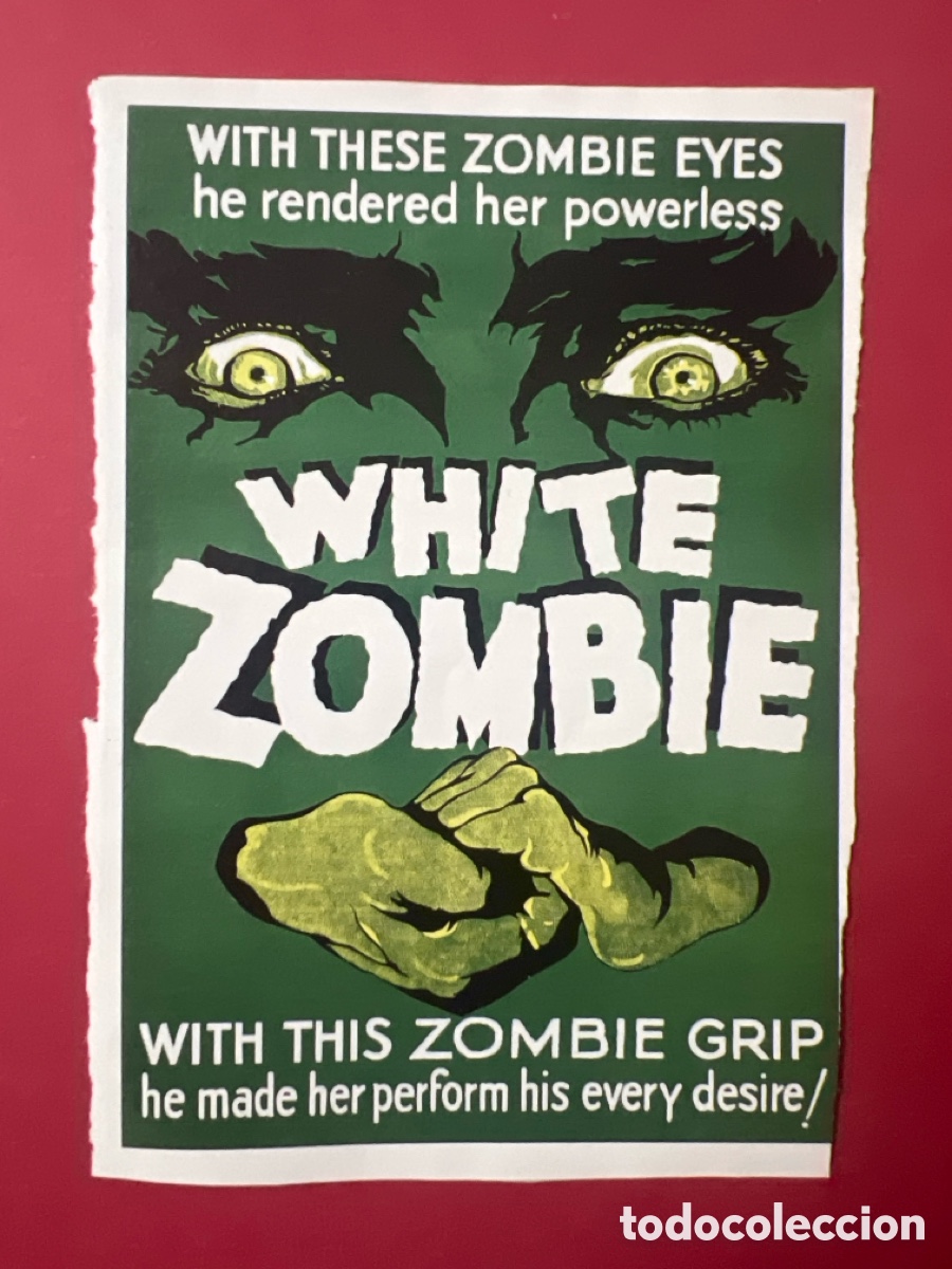 Cine: W198. CARTEL-MAN&Iacute;A ZOMBIES EN EL CINE . LA LEGI&Oacute;N DE LOS HOMBRES SIN ALMA