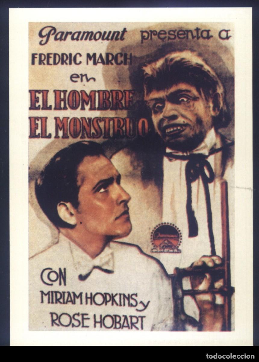 Cine: Q-11910- El hombre y el monstruo (Dr. Jekyll and Mr. Hyde (FICHA T&Eacute;CNICA) Fredric March