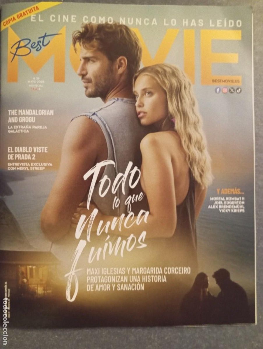 Cine: REVISTA ** BEST MOVIE **. CINESA.. N 39 MAYO 2026 ... TODO LO QUE NUNCA FUIMOS ..