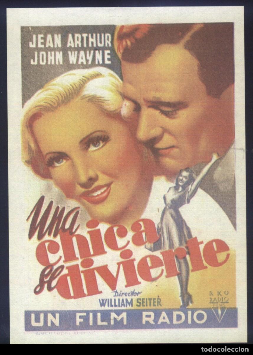 Cine: Q-11914- UNA CHICA SE DIVIERTE (A Lady Takes a Chance) JOHN WAYNE - JEAN ARTHUR