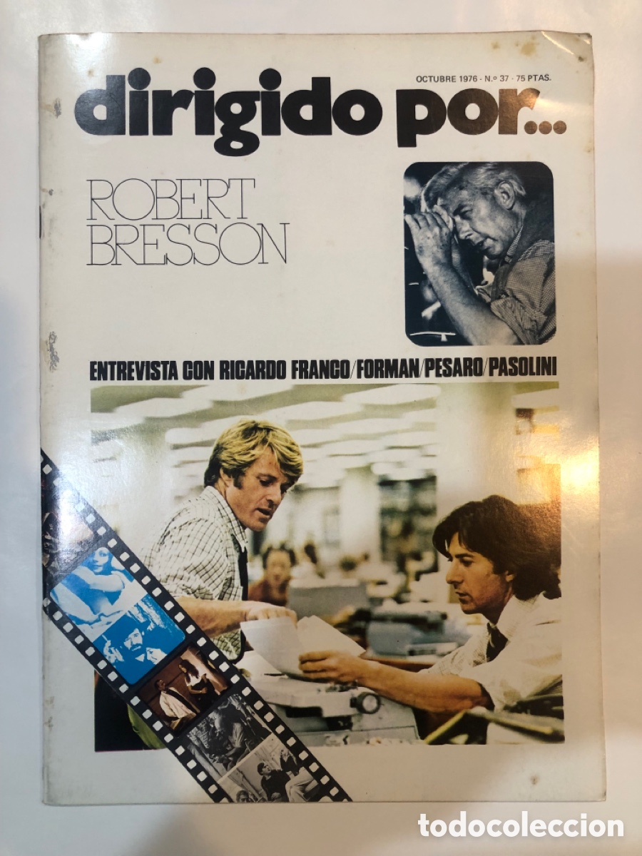 Cine: AFB68 54 DIRIGIDO POR... n&ordm; 37 ROBERT BRESSON RICARDO FRANCO PASOLINI
