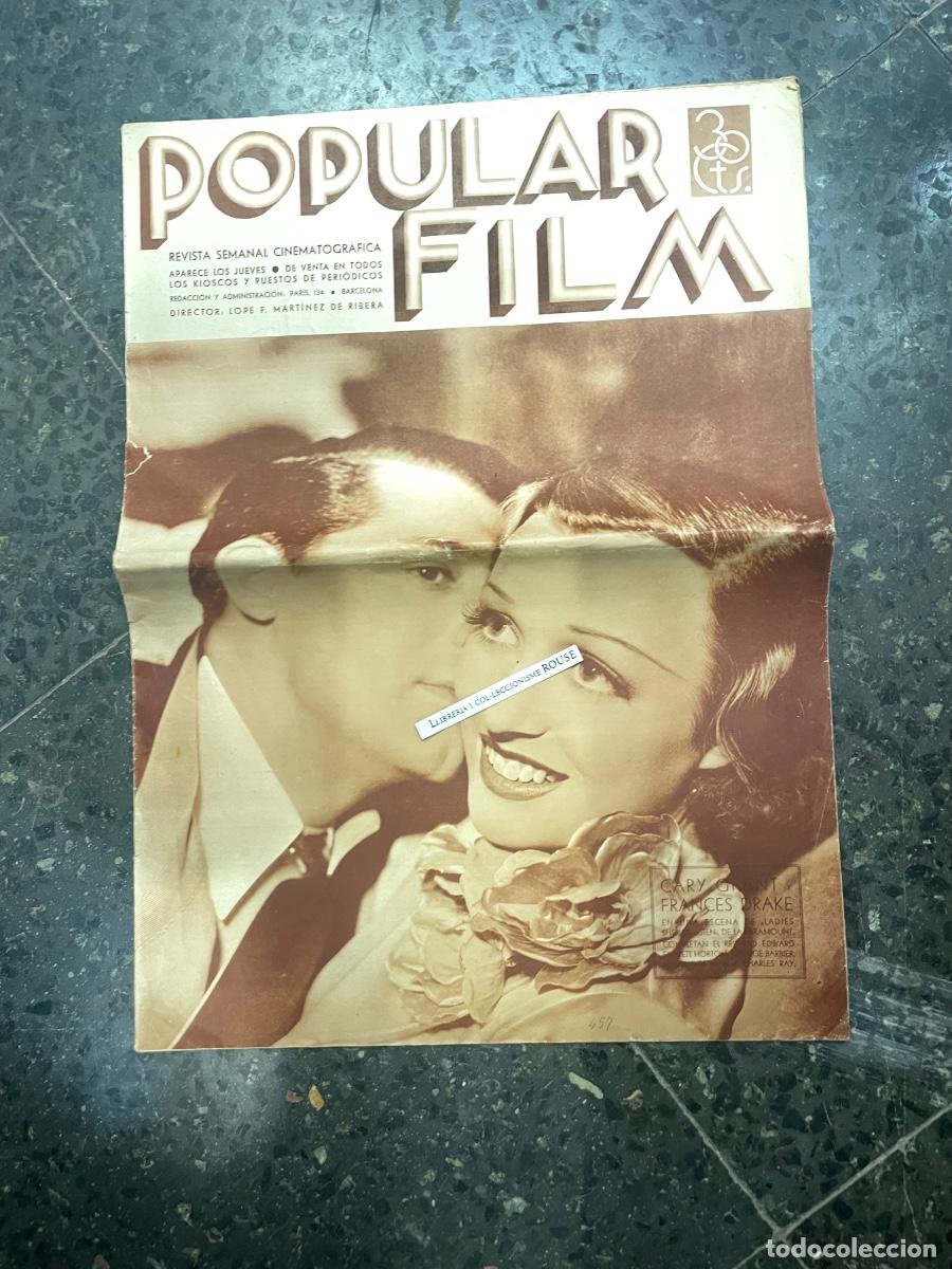 Cine: CINE - ANTIGUA PUBLICACI&Oacute;N - POPULAR FILM - N&ordm; 457 A&Ntilde;O X - 23 MAYO 1935 - ILUSTRADA , 16 PAG. 46X33