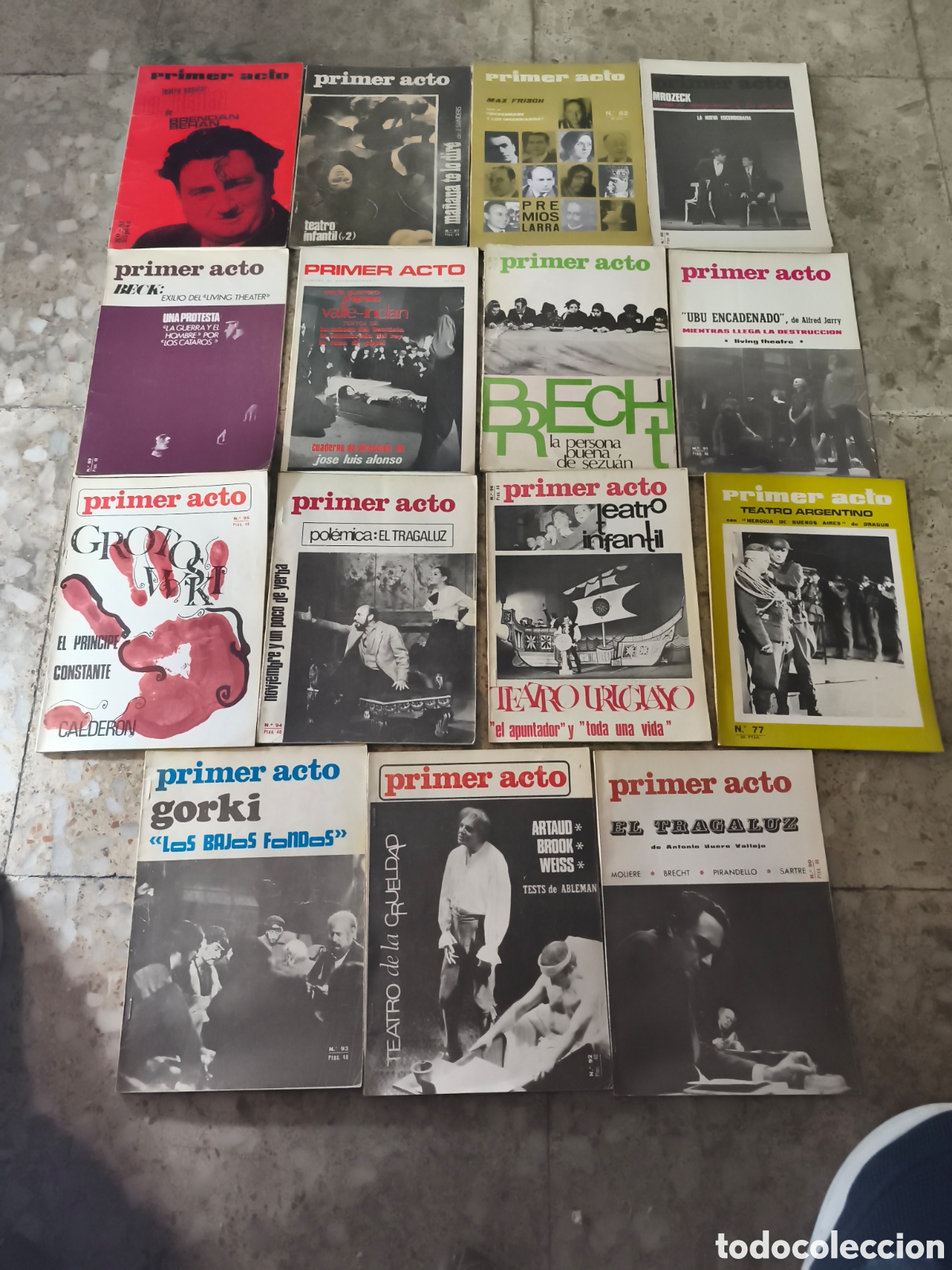 Cine: Lote de 15 antiguas revistas de cine teatro primer acto