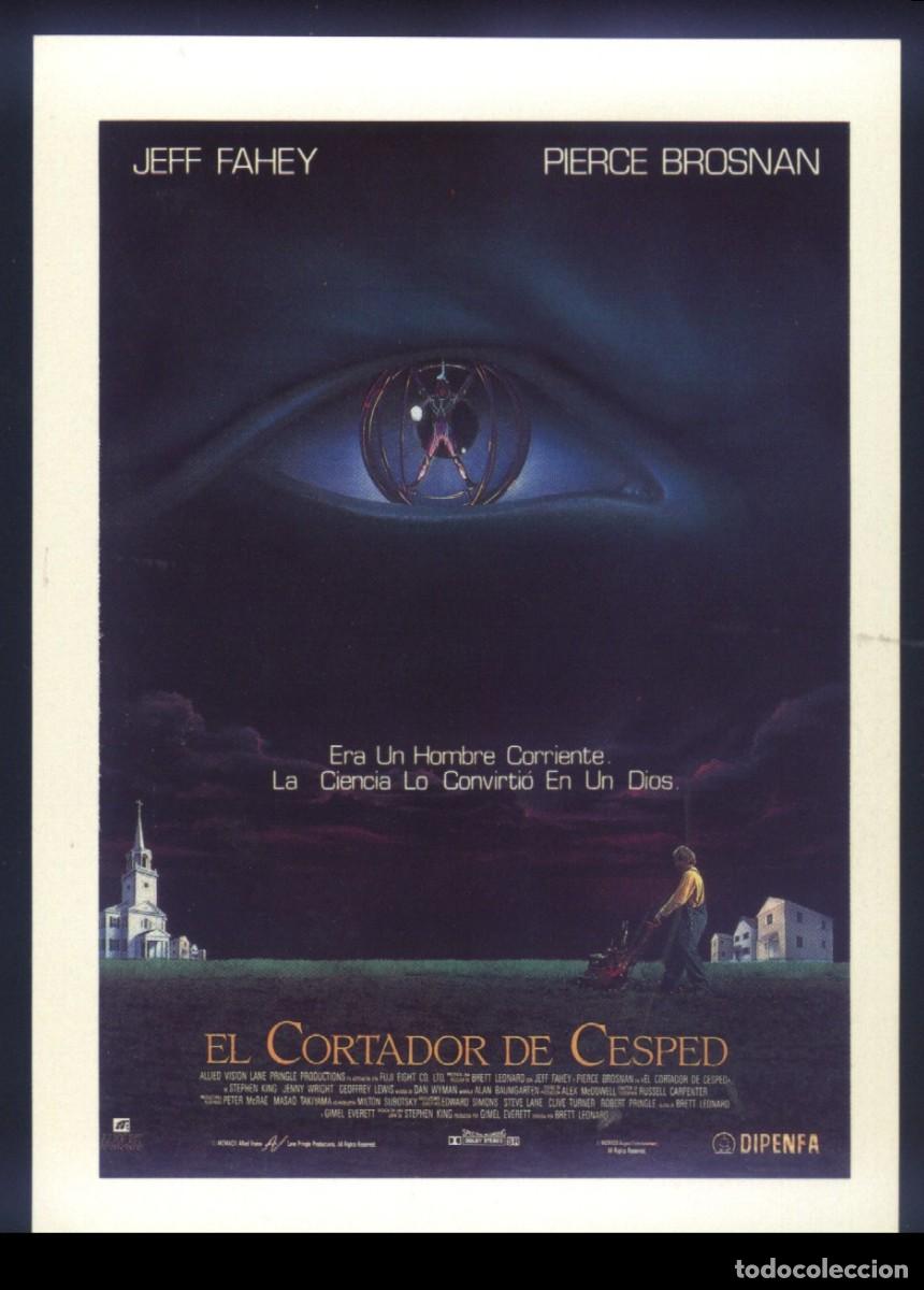 Cine: Q-11930- EL CORTADOR DE CESPED (The Lawnmower Man) (FICHA T&Eacute;CNICA) Pierce Brosnan - Jeff Fahey