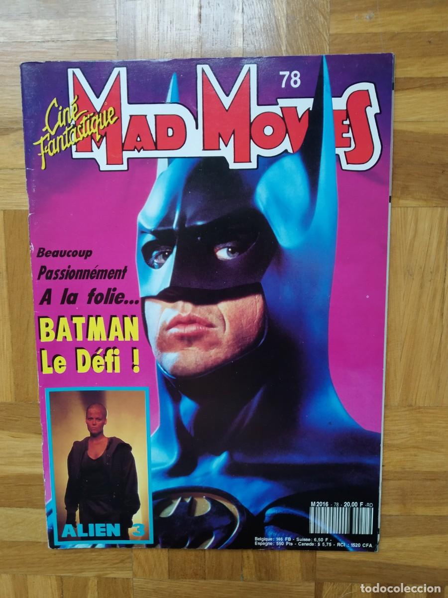 Cine: REVISTA MAD MOVIES 78 BATMAN ALIEN 3 STAR TREK CHUCKY MU&Ntilde;ECO DIABOLICO MICHAEL KEATON PFEIFFER VER