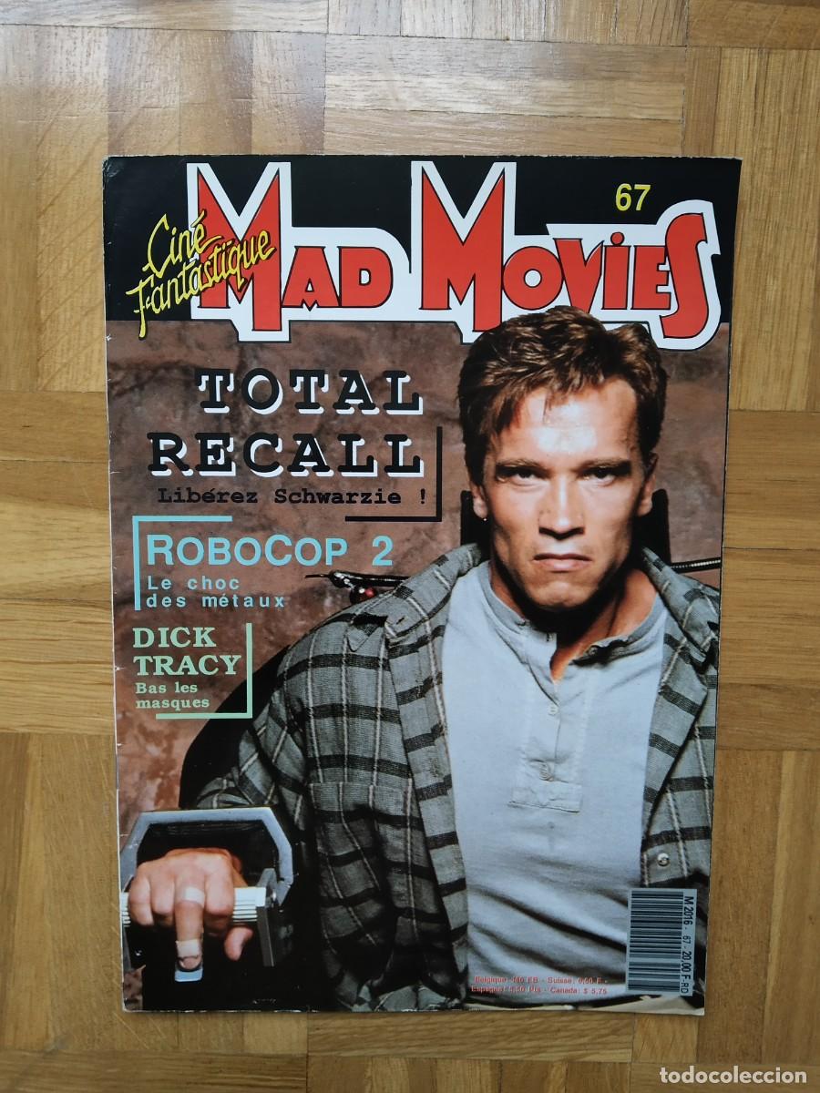 Cinema: REVISTA MAD MOVIES 67 DESAFIO TOTAL ARNOLD SCHWARZENEGGER LUCIO FULCI ROBOCOP DICK TRACY VER FOTOS