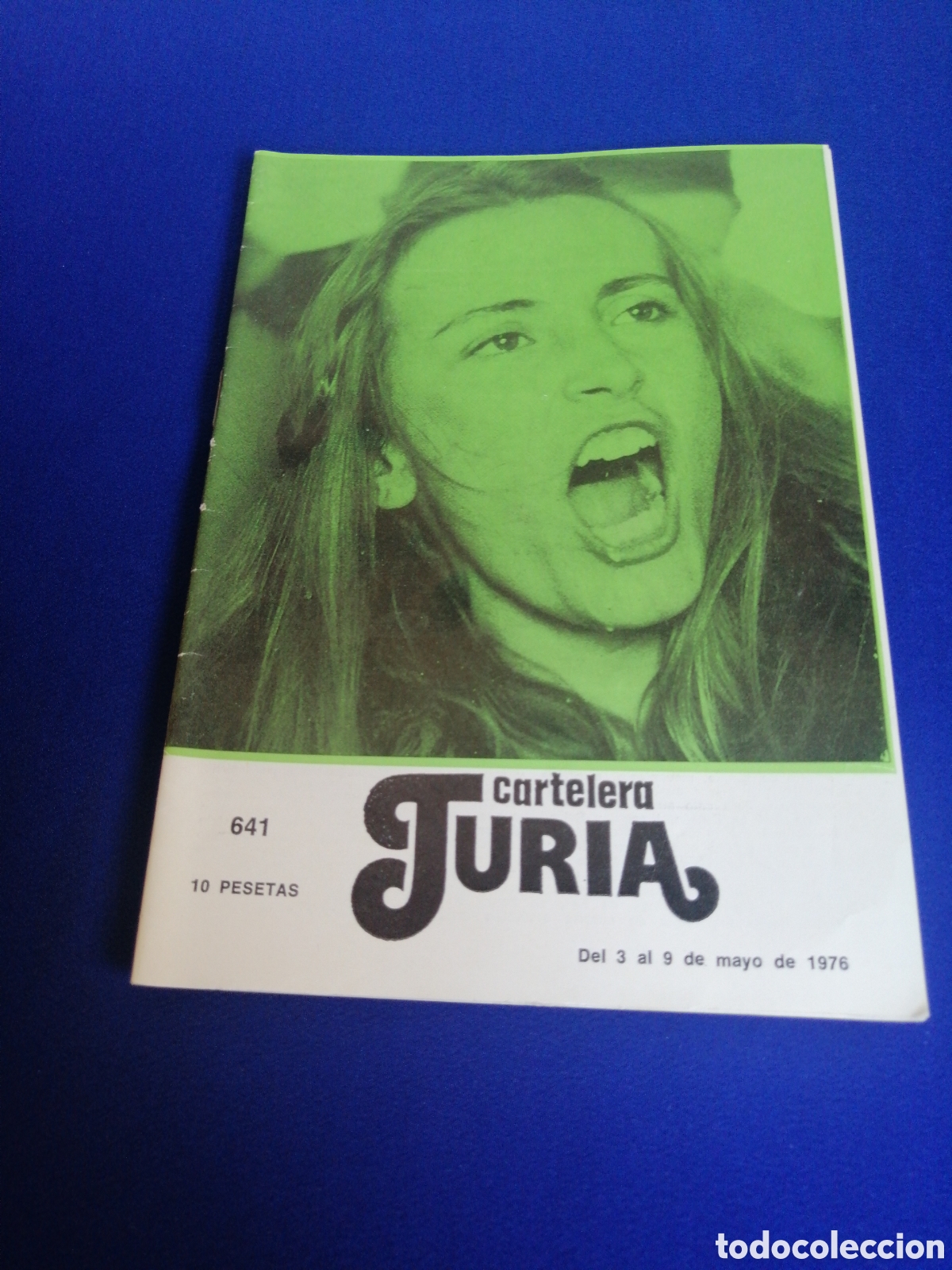 Cinema: CARTELERA TURIA N&Uacute;MERO 641 A&Ntilde;O 1976 CONTRAPORTADA ANITA EKBERG