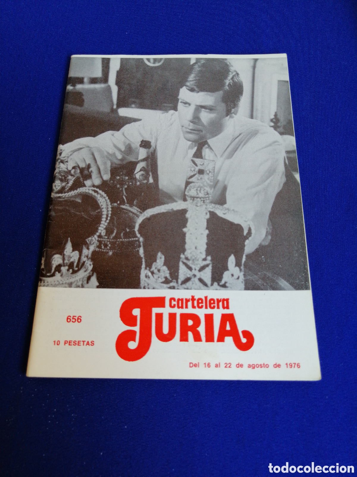 Cin&eacute;ma: CARTELERA TURIA N&Uacute;MERO 656 A&Ntilde;O 1976 PORTADA OLIVER REED - CONTRAPORTADA JAMES MASON