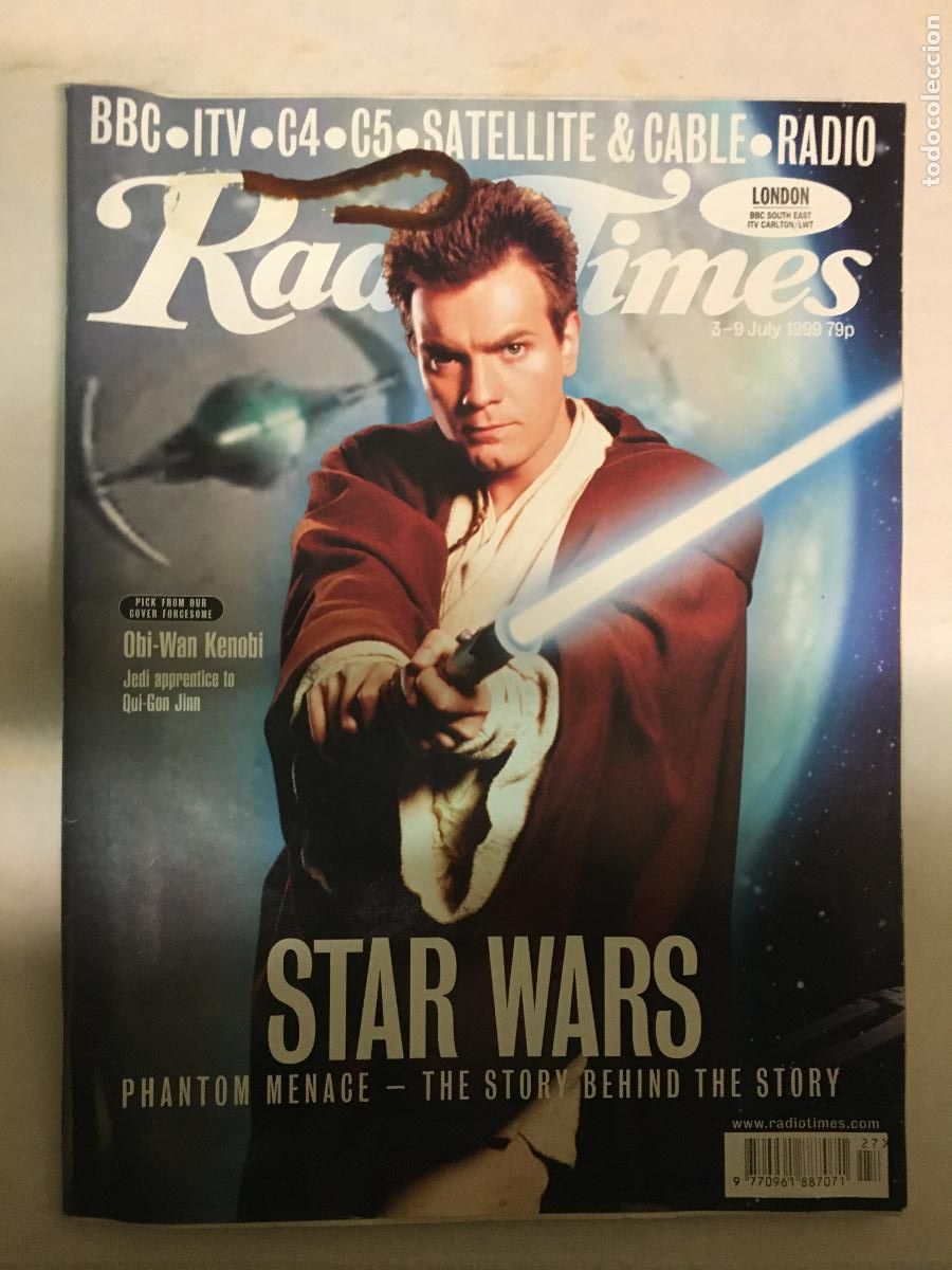 Cine: AFC97 RADIO TIMES STAR WARS LA AMENAZA FANTASMA EPISODIO 1 REVISTA ORIGINAL INGLESA