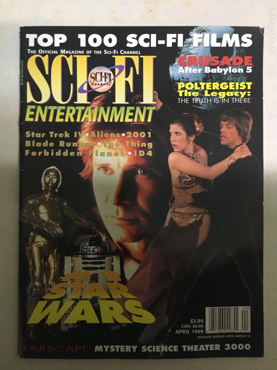 Cine: AFC99 SCI-FI ENTERTAINMENT STAR WARS REVISTA ORIGINAL AMERICANA