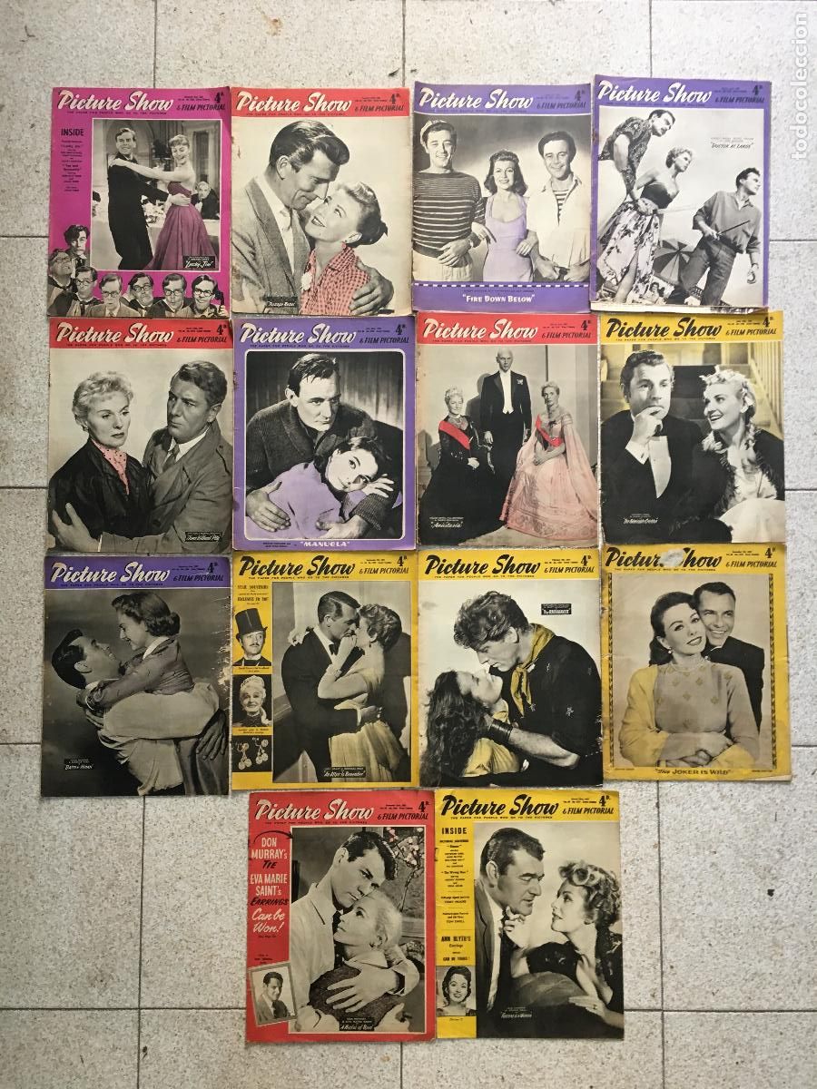 Cinema: AFD06 PICTURE SHOW LOTE 14 REVISTAS INGLESAS 1957 KATHARINE HEPBURN RITA HAYWORTH CARY GRANT