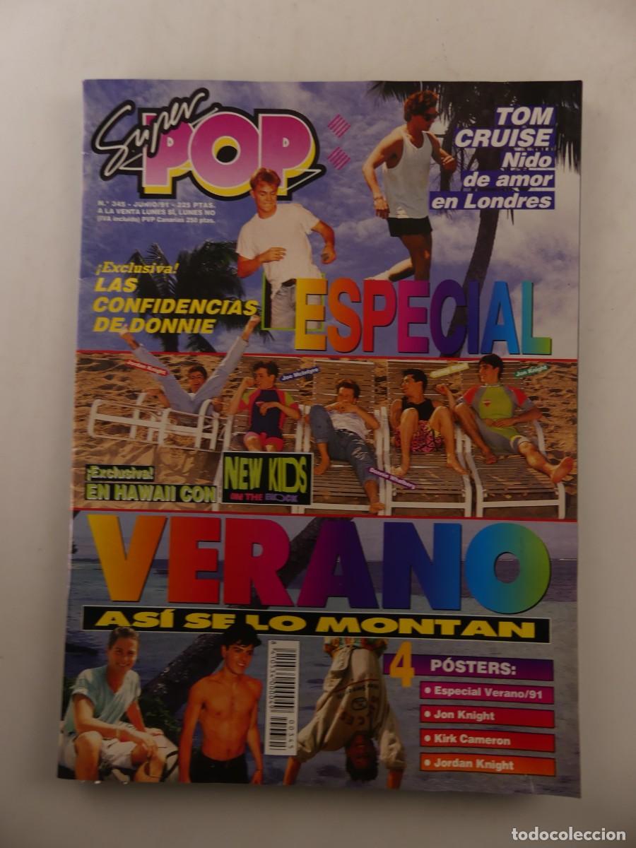 Cine: REVISTA SUPER POP NUMERO 345 JUNIO 1991
