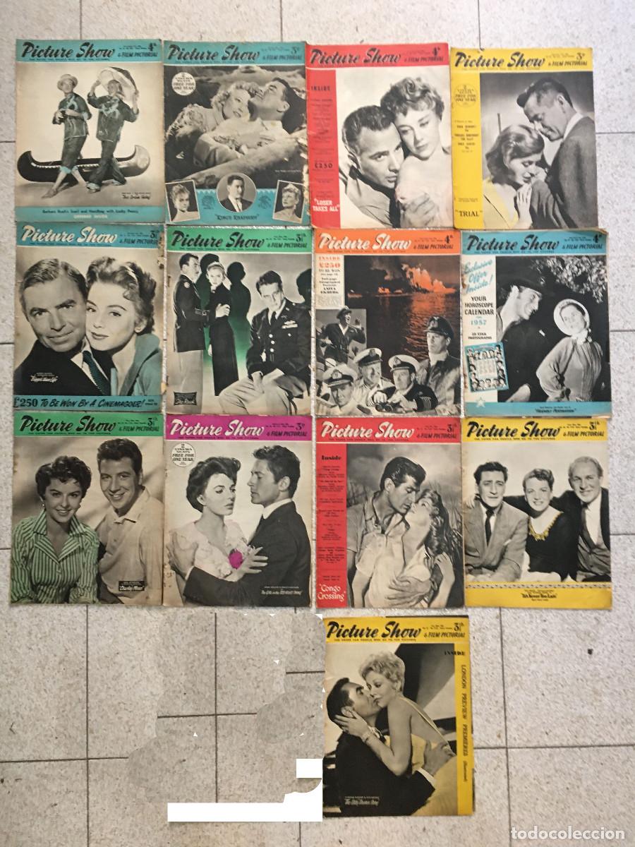 Cinema: AFD11 PICTURE SHOW LOTE 13 REVISTAS INGLESAS 1956 PAUL NEWMAN JOAN COLLINS KIM NOVAK