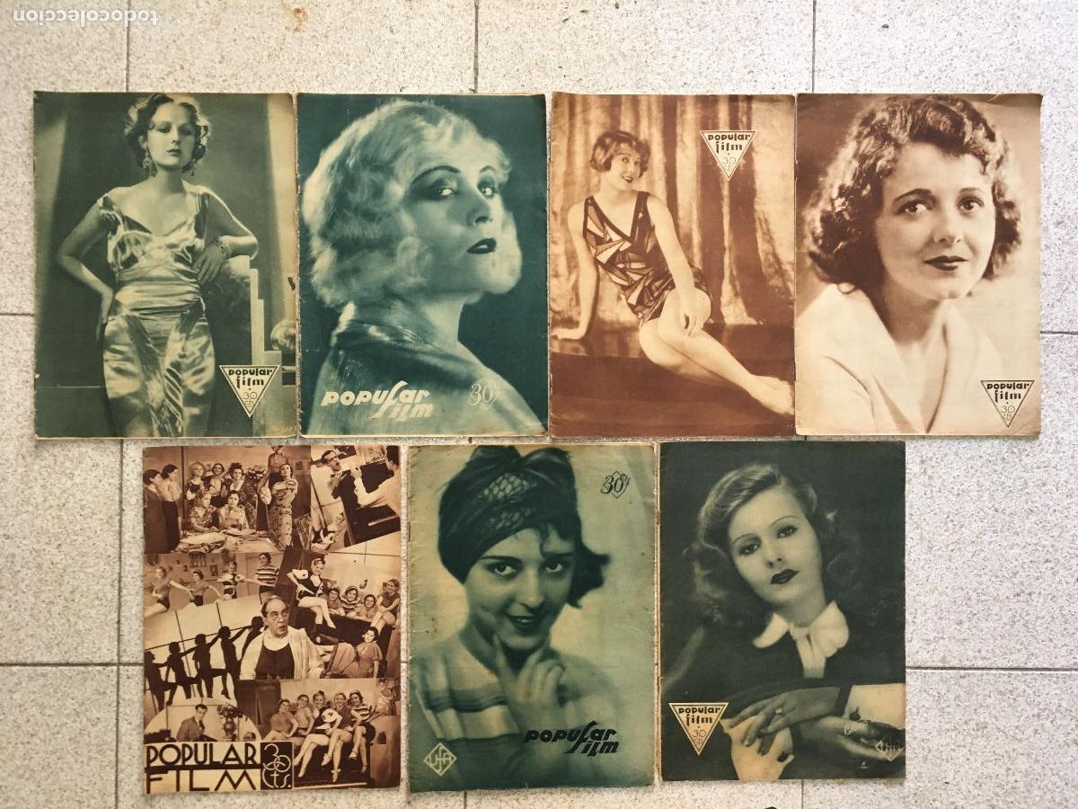 Cine: AFD18 POPULAR FILM LOTE 7 REVISTAS ESPA&Ntilde;OLAS 1929 - 1934