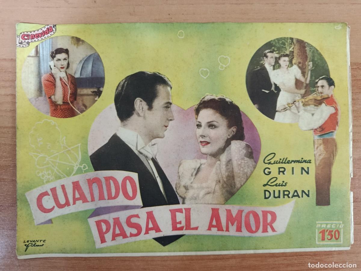 Cine: REVISTA DE CINE-- CUANDO PASA EL AMOR