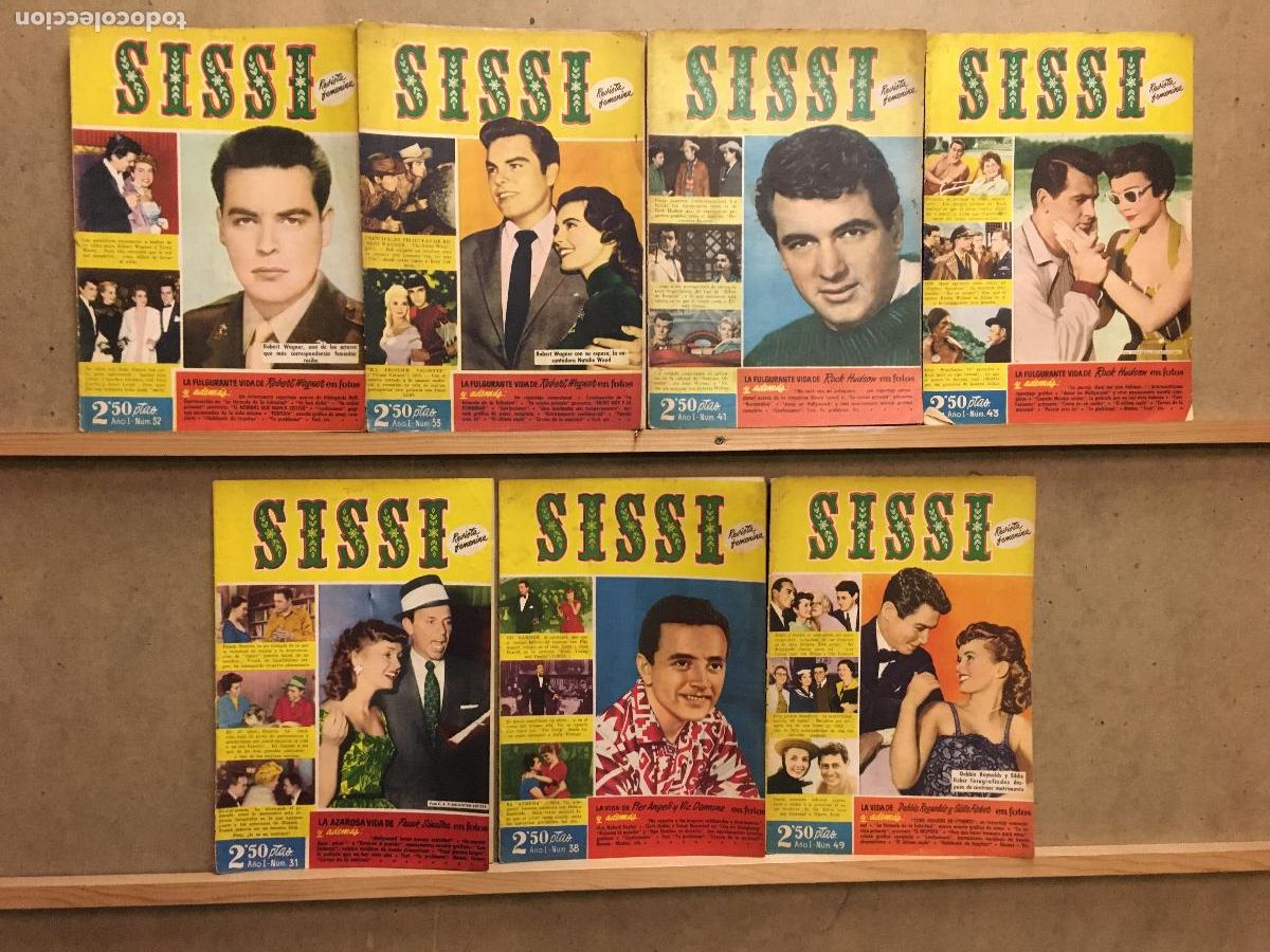 Cin&eacute;ma: AFD19 SISSI LOTE 7 REVISTAS ESPA&Ntilde;OLAS 1958 y 1959